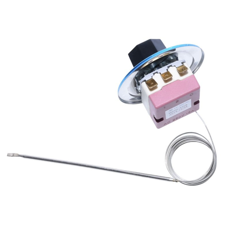 Adjustable Capillary Thermostat, Stainless Steel 50-320°C