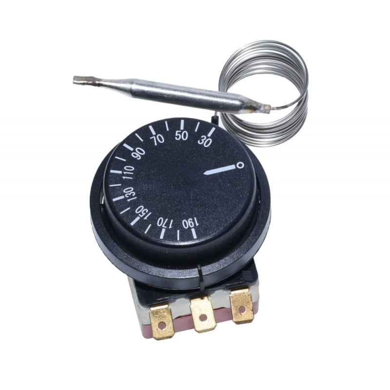 Adjustable Stainless Steel Capillary Thermostat 30-190°C
