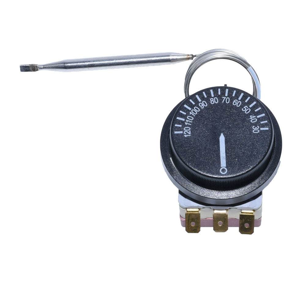 Adjustable Thermostat 30-120°C with Stainless Steel Probe