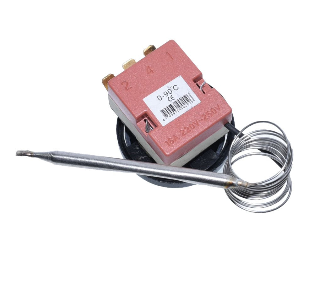 Adjustable Thermostat 30-90°C with Stainless Steel Probe