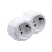 2-Way Schuko Multi-Socket Adapter