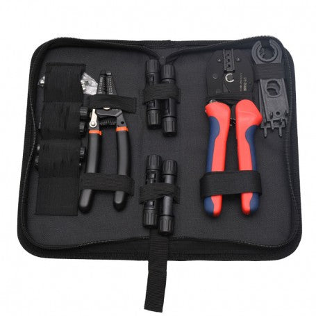 Solar System Kit with Crimping Pliers and MC4 Connectors