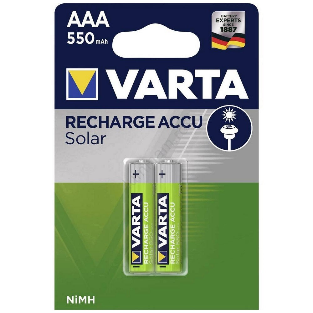 Varta 56733 - 2 pcs Rechargeable ACCU AAA NiMH Batteries/550mAh/1.2V