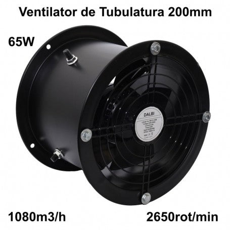 Axial Duct Fan 200mm / 65W - YWF-200
