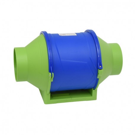 Bidirectional Booster Fan 4'' (100mm), 30W, 390m3/h, Remote Control - Duct Mounted HZ-100H