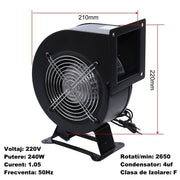 Centrifugal Fan 150FLJ17-2W2 / Impeller
